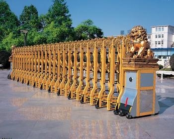 welcome欢迎光临威尼斯铝合金电动伸缩门