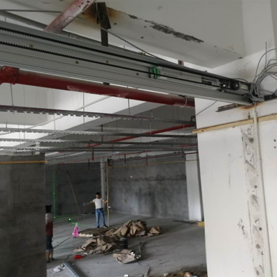 深圳光明新区华顺工业园安装welcome欢迎光临威尼斯自动感应玻璃门工程项目