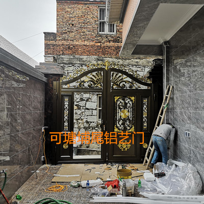 铁艺门安装?可塘埔尾安装铝艺门
