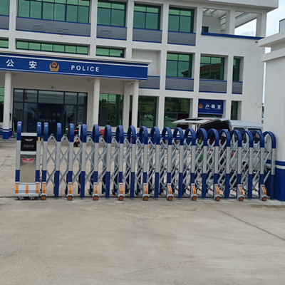 汕尾电动门?铝合金热镀漆电动伸缩门